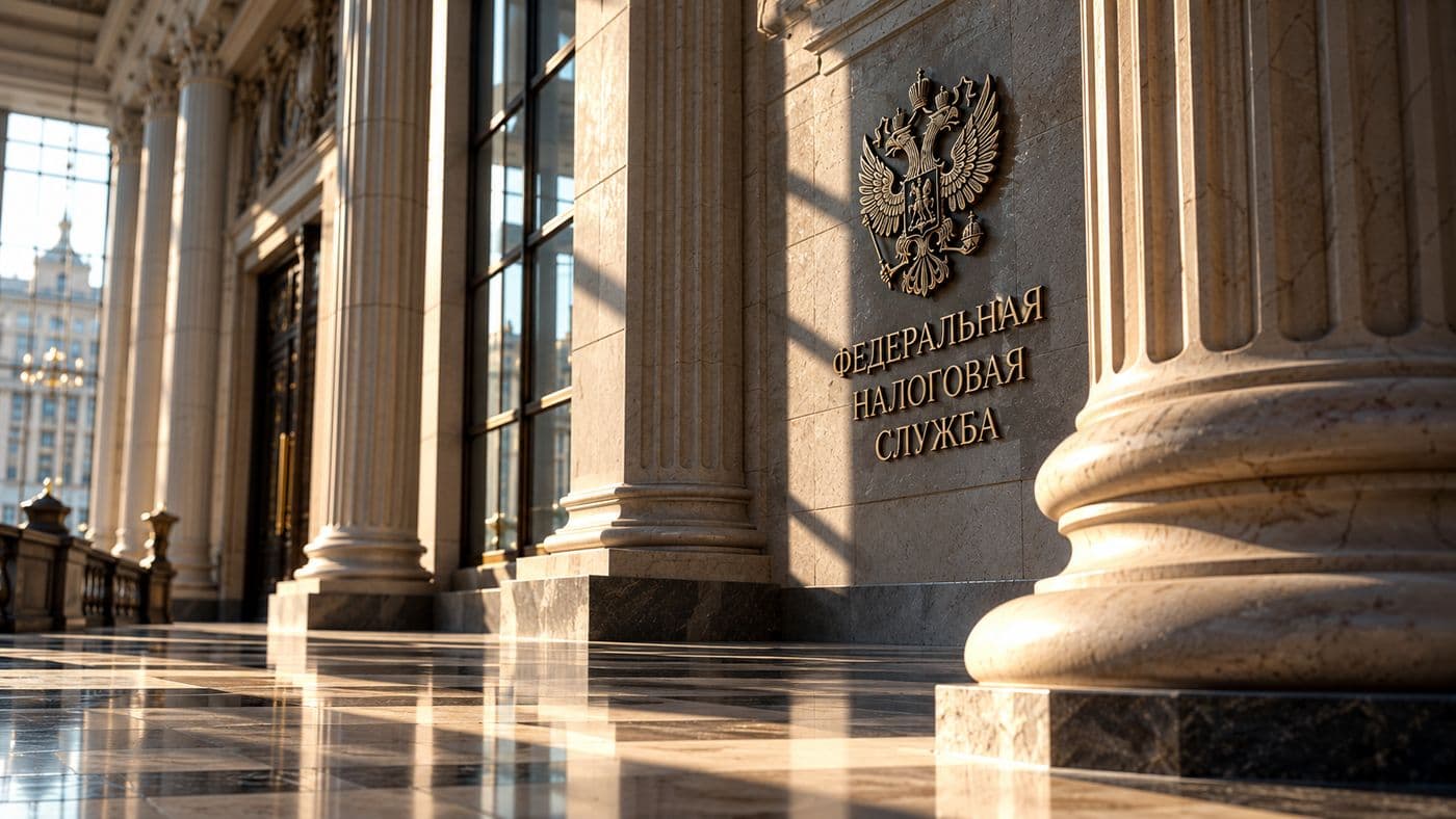 Колоннада здания с высокими окнами и мраморным полом в солнечном свете